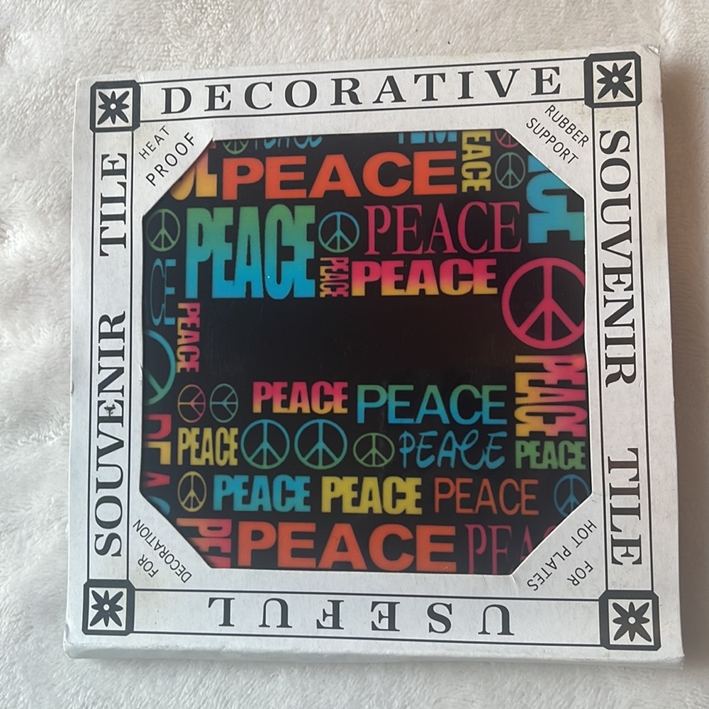 💖 Decorative Tile Peace Design